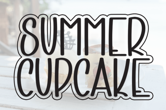 Summer Cupcake Font